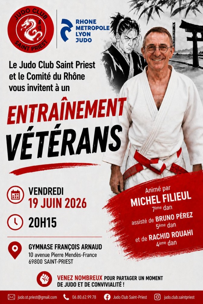 Image de l'actu 'Entraînement Vétérans au JCSP, le vendredi 19 juin 2026.'